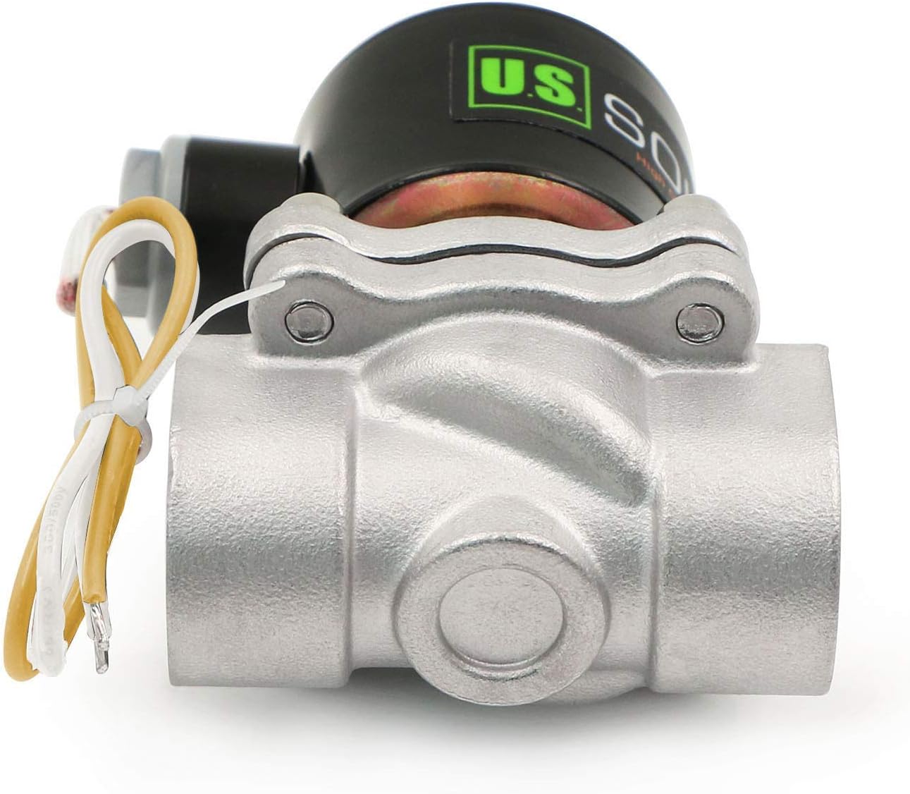 U.S. Solid Stainless Steel Electric Solenoid Valve 110VAC Normally Closed Air Water (3/4)(20-pack)