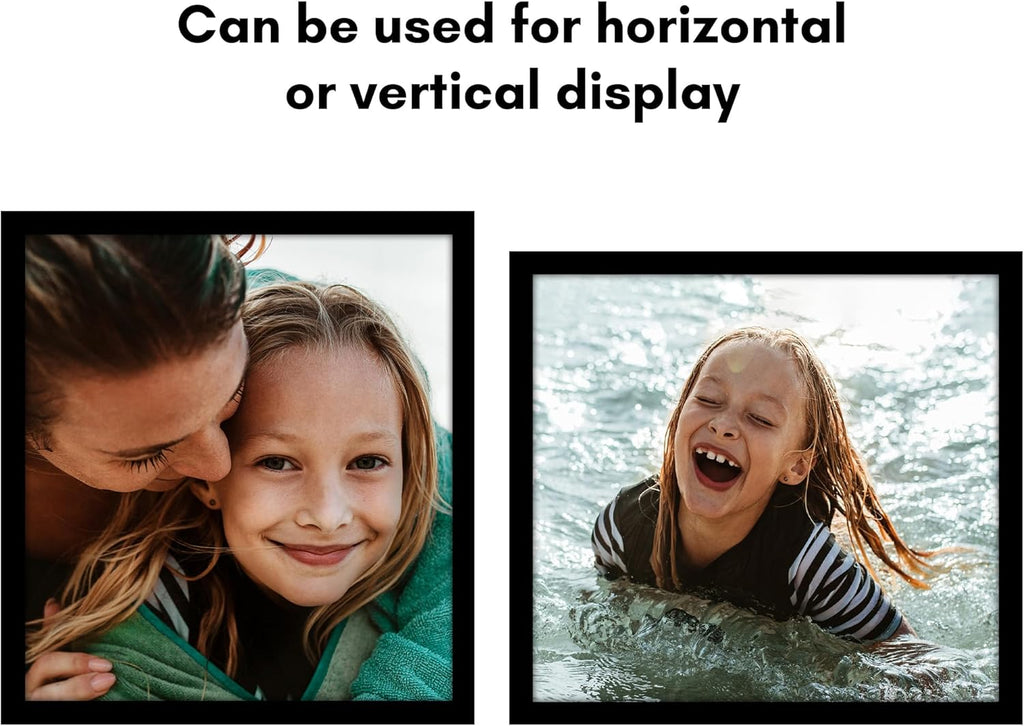 Americanflat 22x24 Picture Frame with Polished Plexiglass - Black Picture Frame - Wide Photo Frames Made of Engineered Wood for Vertical or Horizontal Wall Display - Epic Collection - Black