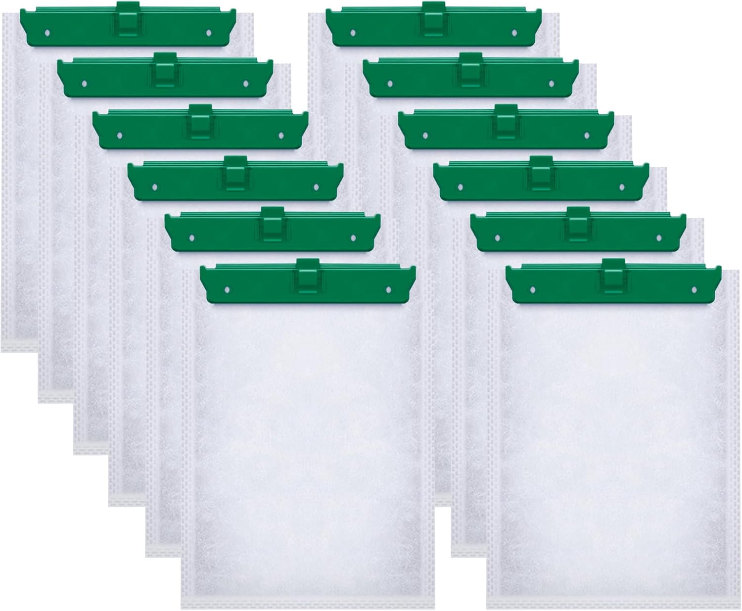[Assembled] Medium Filter Cartridge Replacement for Whisper Bio-Bag Filters Cartridges Medium, Compatible with Whisper Filters 10i / IQ10 / PF10 and Fauna ReptoFilter - 12 Pack
