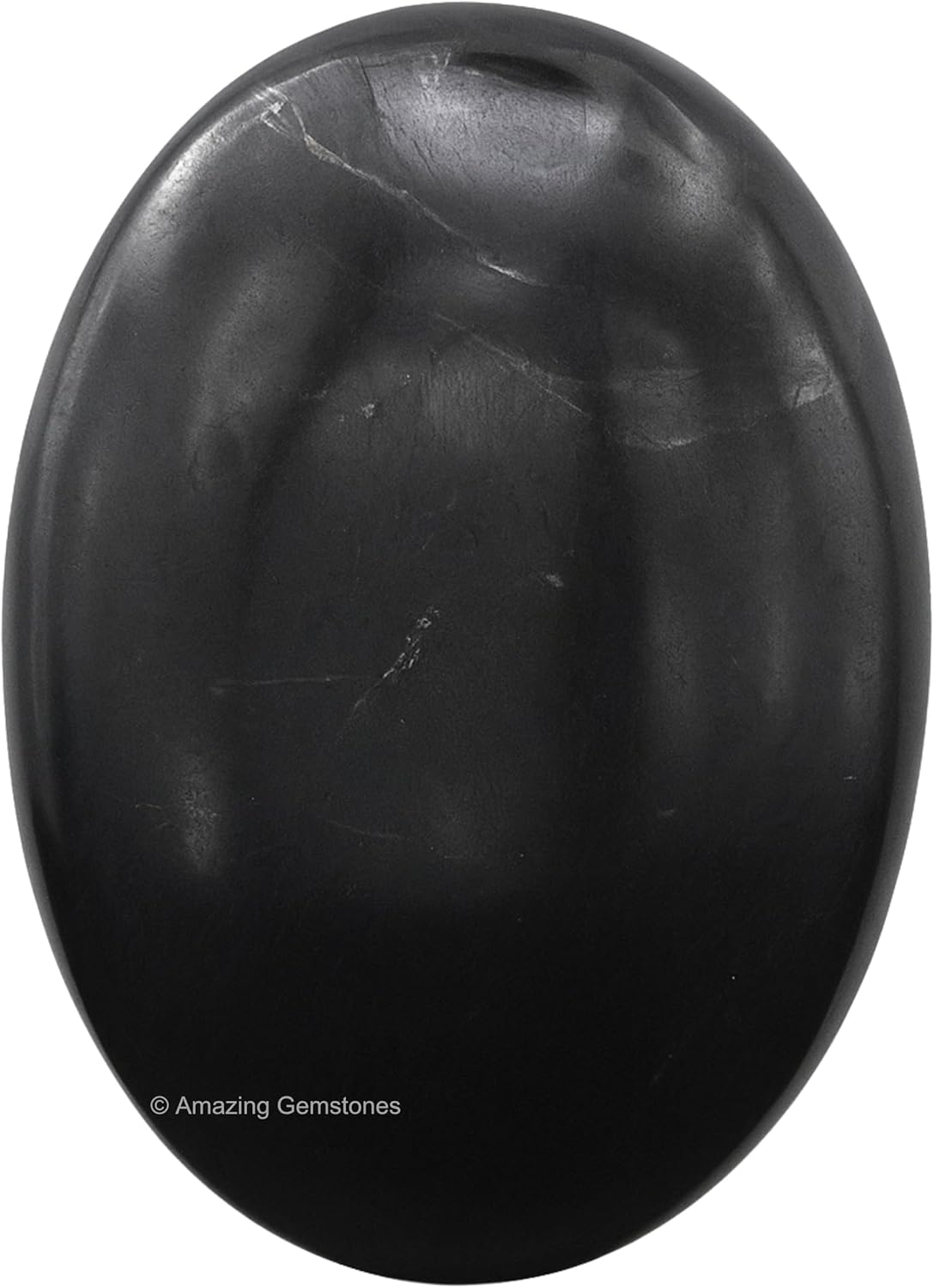 Amazing Gemstone Shungite Crystals and Healing Stones - Large Palm Stone Crystals Piedra - Crystal for Good Luck, Balanced Positive Energy, Meditation - Unique Stocking Stuffers and Birthday Gifts