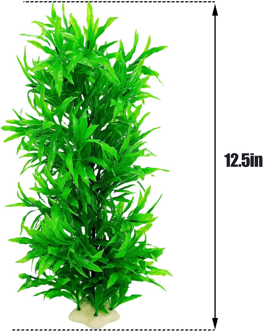 Tfwadmx Plastic Fish Tank Plants Decoration Artificial Seaweed Ornament for Fish Tank Decor Plastic Plant for Betta Shrimp 2 Pcs About 13 inch