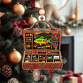 Personalized Fishing Tackle Box Ornament - Fishing Gear Decorative Hanging Ornaments for Christmas Tree Decor - Outdoor Sportsman Hanging Xmas Decorations Gift for Anglers, Dads & Fisherman