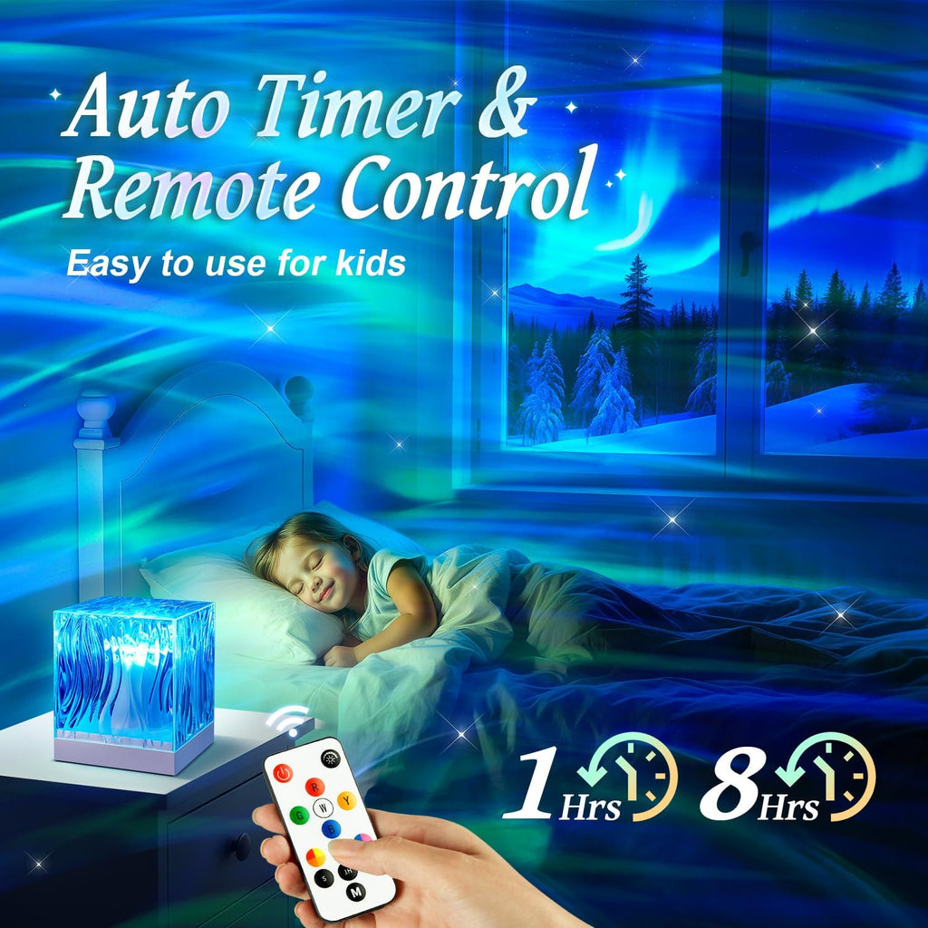 PIKOY Shower Lamp Shower Lights White Noise Sound Machine for Sleep Adults, Bluetooth+15 White Noise Machine Baby Sound Machine Baby, 18 Colors Shower Light Party Lights Indoor, Remote Warm Light Lamp