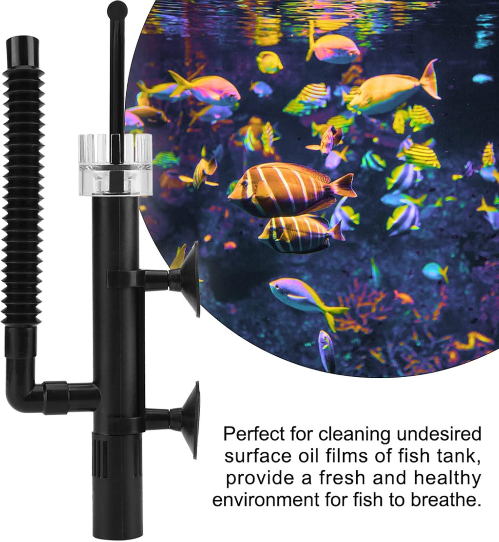 JTLB Mini Fish Tank Oil Skimmer, Surface Oil Remover, Perfect for Small Coral Aquarium, Efficient Cleaning Tool, Single Pack, JTLBapyd05f6hu