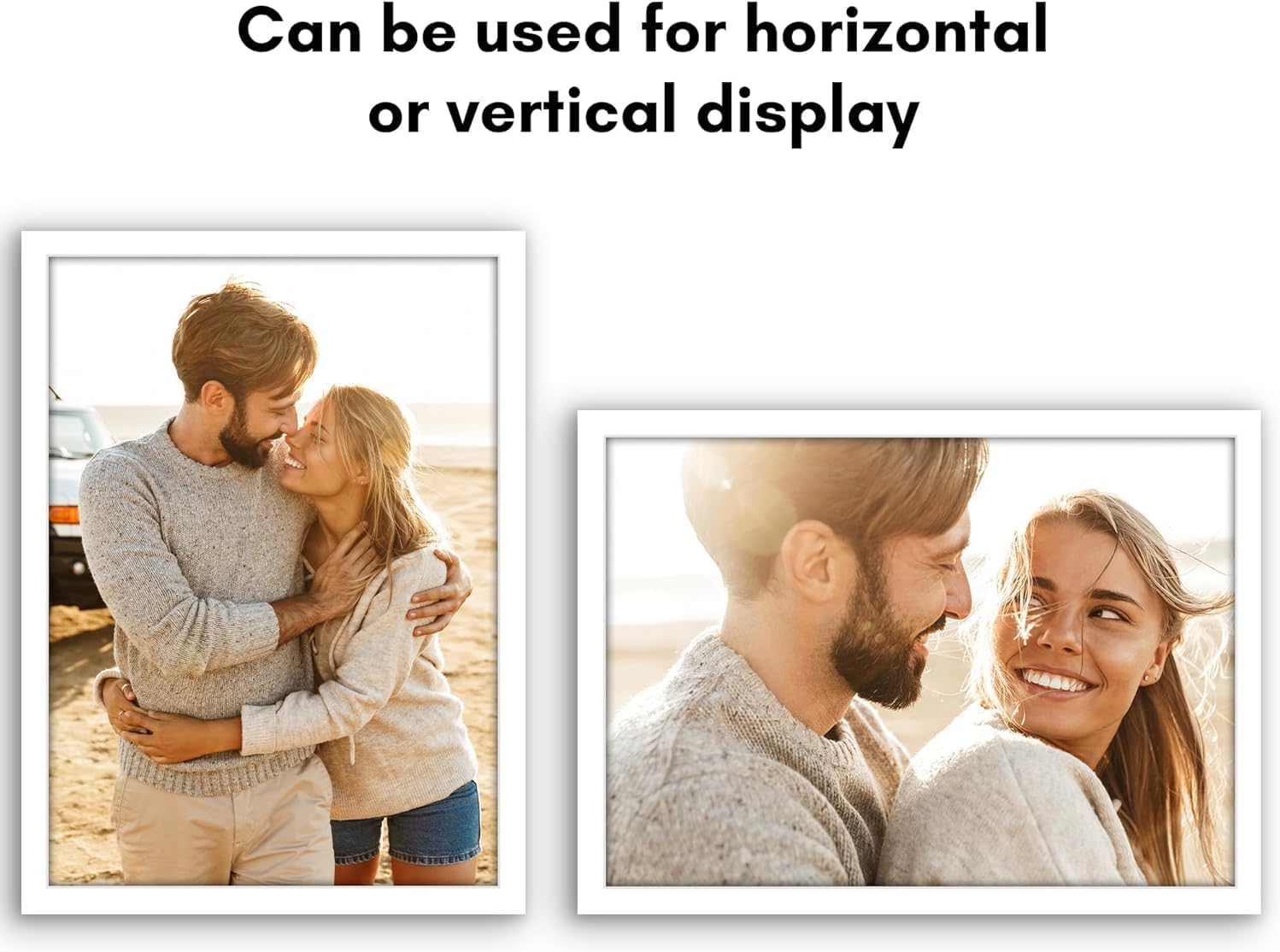 Americanflat 20x28 Picture Frame with Polished Plexiglass - White Picture Frame - Wide Photo Frames Made of Engineered Wood for Vertical or Horizontal Wall Display - Epic Collection - White