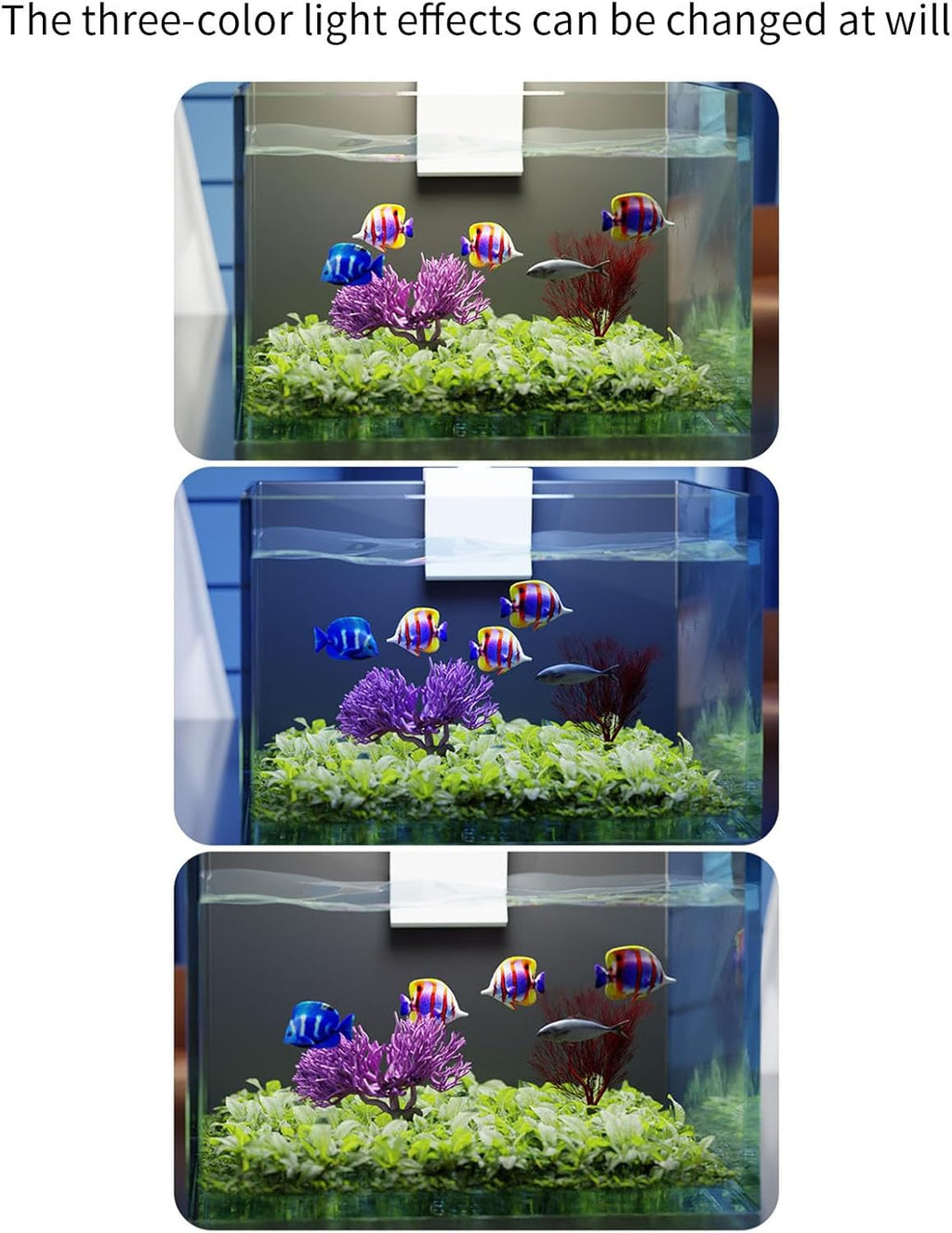 Regulable Aquariums Clip On LED Light USB Powered with Smarted Dimming for Small Fishes Tanks