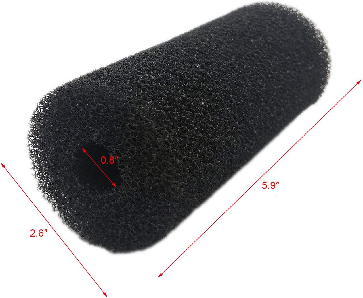 5″ Pre-Filter Foam Replacement Sponge Filtration Kit for Pond Pump Aquarium Fish Tank, 2 Pack fit Part No 7209410 7137710