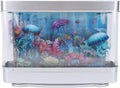 SUNGOOYUE Decorative Fake Aquarium Lamp with Moving, White LED Light, 5V USB Plug for Bedroom Relaxation