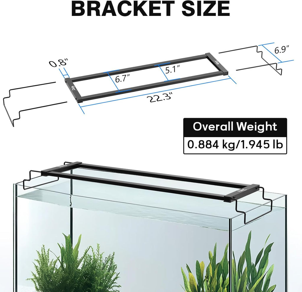 hygger Aquarium Chillers Fan Holder (for HG-051), Suitable for Multiple Fans, Other Models of Clip Products, Medium Large Freshwater Saltwater FishTanks