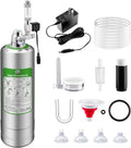 Pro 5L Aquarium CO2 Generator System, Complete Carbon Dioxide Reactor Kit with Regulator and Needle Valve for Aquarium Plants Tanks