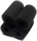 Bivethoi 4 Pcs Pre-Filter Foam Sponge Roll, Aquarium Intake Filter Media Sponge, Compatible Filter Accessories for Aquarium Fish Tank (Black)