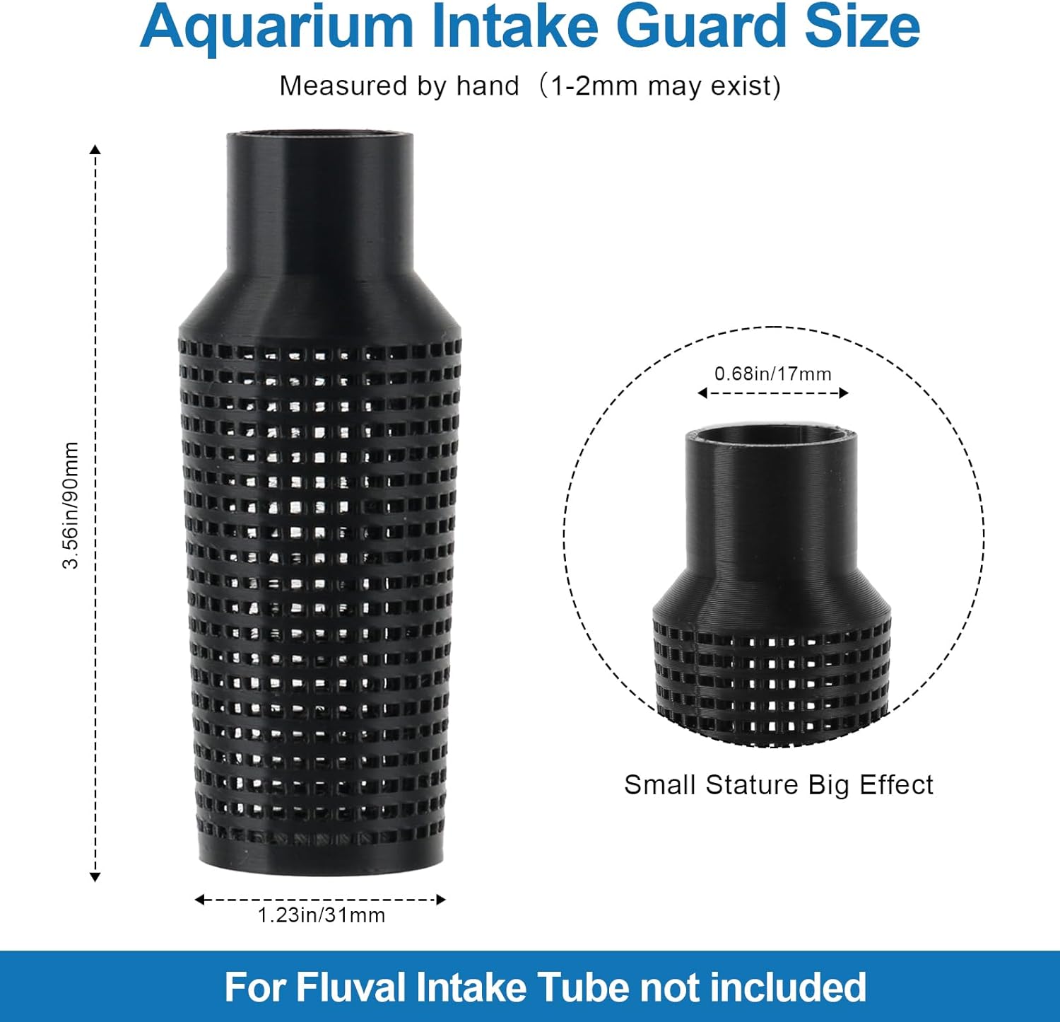 Aquarium Intake Guard, Aquarium Filter Intake Guard Fits for Fluval 306/307/406/407 Models, Fish Safe Filter Cover Aquarium Filter Accessories