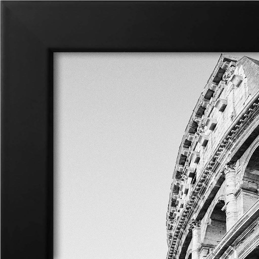 Americanflat 20x24 Picture Frame with Polished Plexiglass - Black Picture Frame - Wide Photo Frames Made of Engineered Wood for Vertical or Horizontal Wall Display - Epic Collection - Black