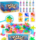 Magic Water Elf Toy Kit - Aqua Art Water Fairy Gel Kit for Kids - 10 Colors Magic Gel Water Pets - DIY Squishy Maker Set - Make Your Own Squishies Toy Crafts Party Favor for Boys & Girls Ages 6-12