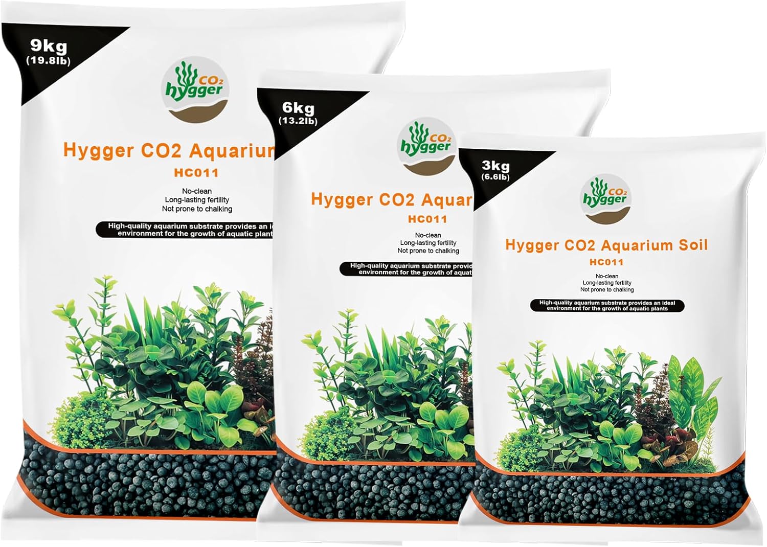 19.8Ib Shrimp Soil Water Grass Mud for Aquarium Fish Tank Aquascaping - Aquarium Substrate Soil for Shrimp Breeding and Plant Growth, No Washing Needed
