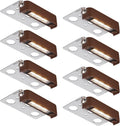 LEONLITE 8-Pack 4 Inch LED Hardscape Lighting, Update Retaining Wall Lights, LED Landscape Lighting, 12 AC/DC Paver Light Low Voltage, 2W Outdoor Step Lights, 2700K Soft White, ETL