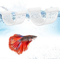 2 Pack Floating Betta Hammock Leaf Bed – Resting Platform for Betta Fish, Shrimp & Small Fish | Compact Aquarium Decor for Nano Tanks, Low Flow Aquariums & Aquascape Setup (White)