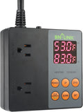 BN-LINK Smart WiFi Digital Temperature Controller Heating Cooling, Works with Alexa and Google Home. For Reptiles Aquarium Carboy Homebrew Breeding Fermenter Seed Germination °C/°F -40-176°F 15A/1875W