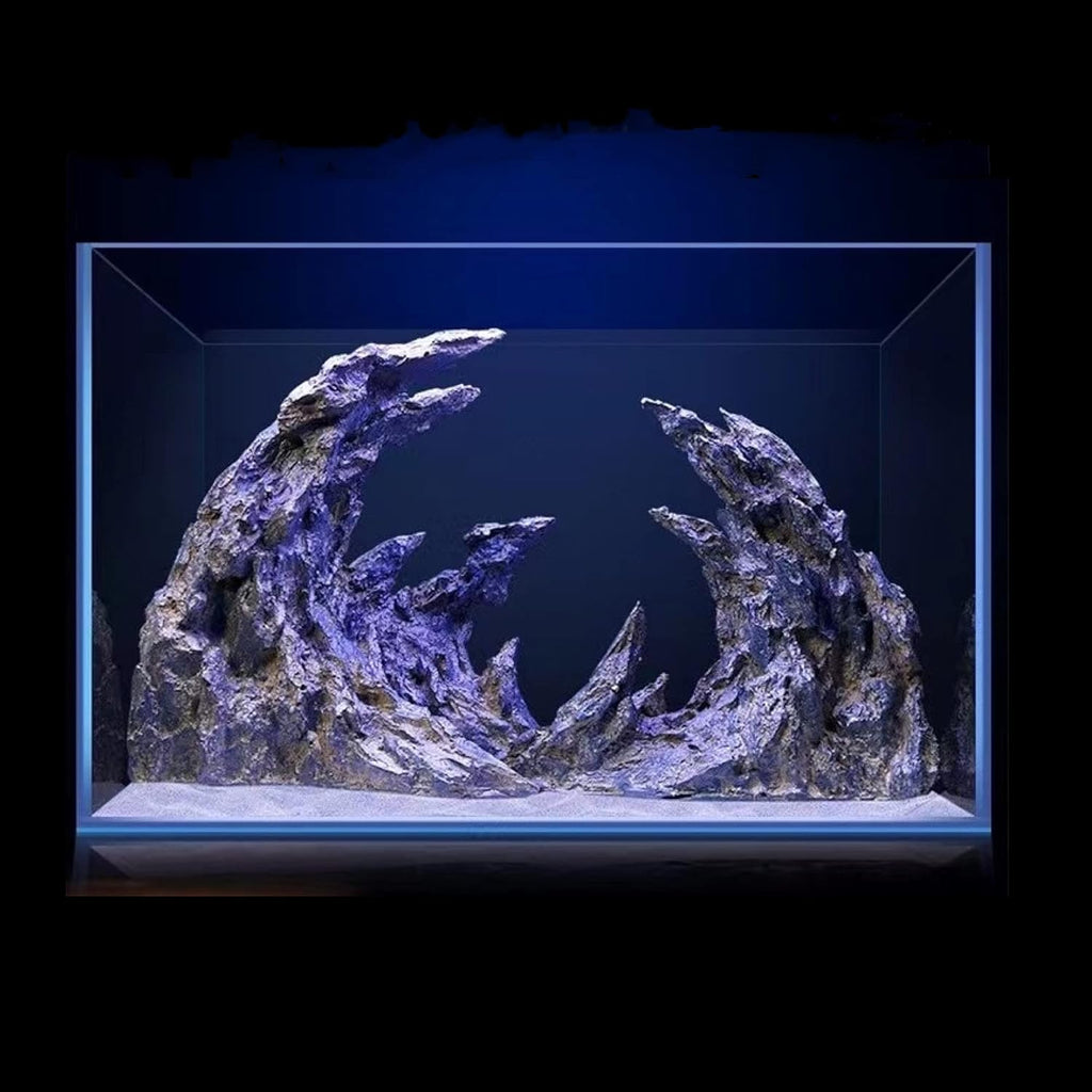 Large 'Soul Valley' Aquarium Ornaments Extra Large Aquarium Decorations Superior Landscaping (Soul Valley 18inch)