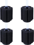 AQUANEAT Aquarium Sponge Filter Breeding Fry Betta Shrimp Nano Fish Tank 4pcs (Large up to 60Gal)