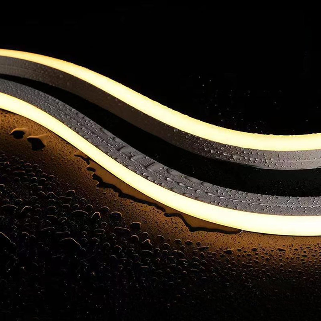Silicone Soft LED Strip,LED Landscape Lighting,24V Low Voltage Step Light 3000K Warm White Light,IP68 Waterproof Outdoor Landscape Lighting,Suitable for Courtyard Wall Stairs