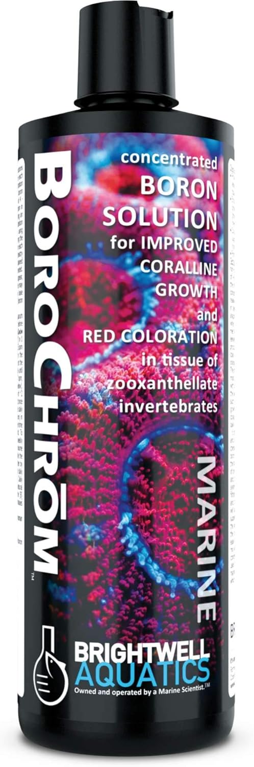 Brightwell Aquatics BoroChrom - Concentrated Boron Solution for Coralline Growth and Red Coloration, 250ml