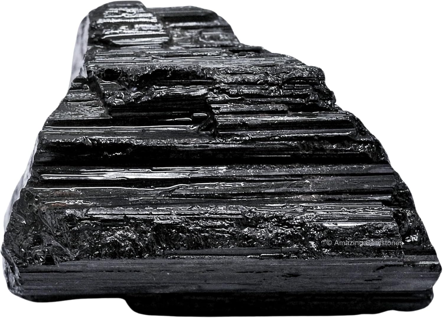 Amazing Gemstone Black Tourmaline Raw Crystals and Healing Stones, Natural Rocks for Tumbling and DIY Raw Stones and Crystals (1 lb)