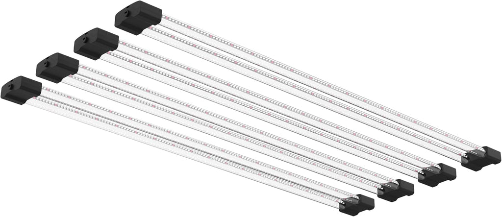 DYMOND BoostGro LED Grow Light Full Spectrum 5000K Daylight + 660nm Red Linkable Indoor Plant Lighting Fixture Tubes (4FT, 4, Pack)