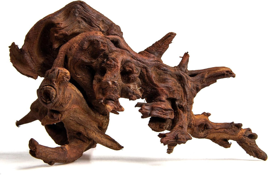 emours Aquarium Driftwood, 2 Pieces, Natural Mopani Style Branches, Low-Tannin & Smooth Edges, Sink Faster After Soak, Tie Moss Easily, for Planted/Shrimp/Betta Tanks (Medium (12–16 in / 30–40 cm))