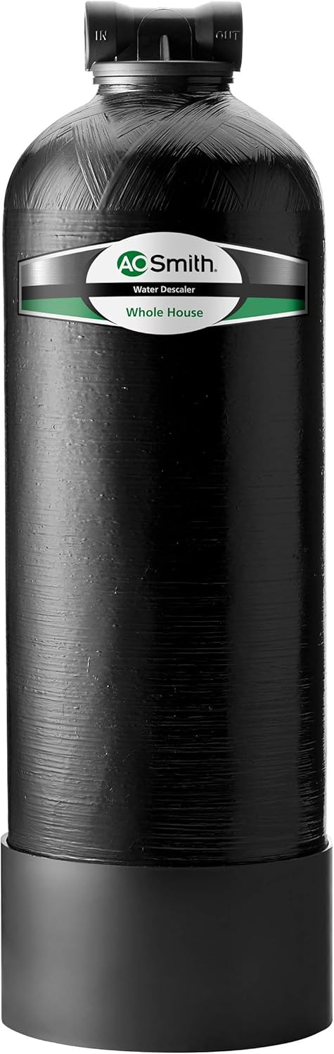 AO Smith Whole House Salt Free Descaler System - Works with City & Well Water Filters - 6yr, 600,000 Gl - Water Softener Alternative for Home - AO-WH-DSCLR