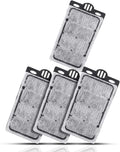 4pcs Aquarium Waterfall Reptiles Turtle Filter Cartridges Replacement Waterfall Filter only Ultra-Activated Carbon with Whisper Technology (4pcs Filter Cartridges)