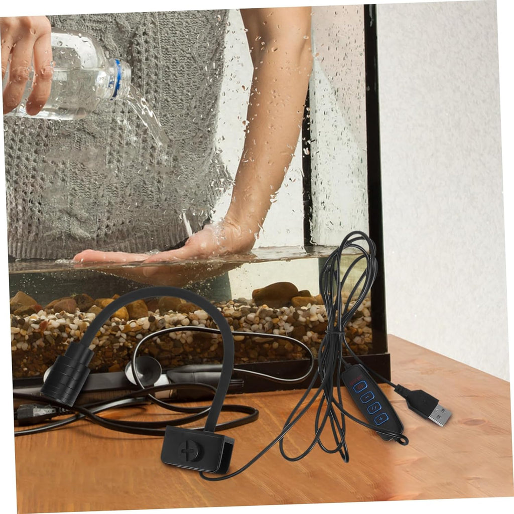 Adjustable Fish Tank Light with High Brightness LED Energy Efficient Aquarium Lamp for Small and Aquariums Easy Installation