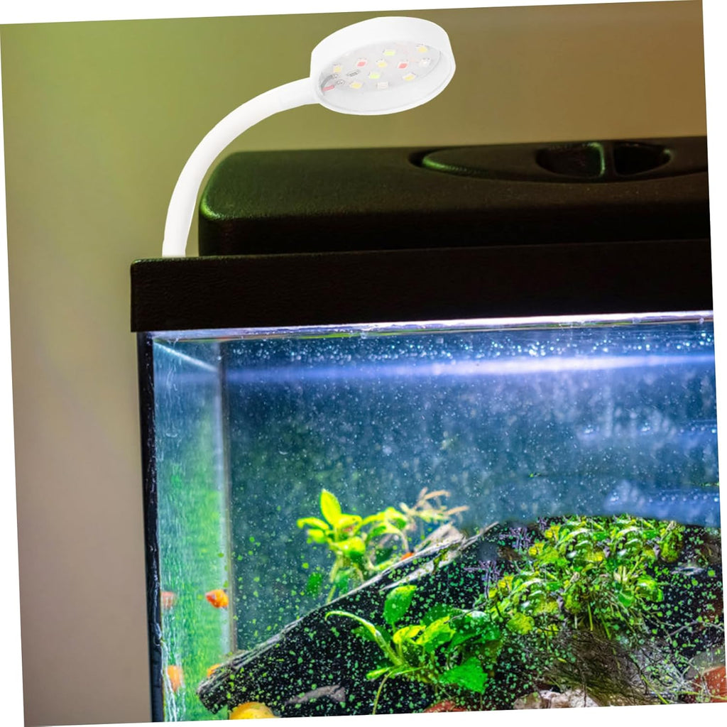 VILLCASE 2PCS USB Aquarium Light Compact Fish Tank LED Lamp for Mini Tanks with Flexible Design Bright Gentle Plant Growth Lighting for Aquatic Ecosystems USB Powered for Home Office Dorm