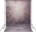 Abstract Professional Photography Backdrop for Portrait Photo Props Booth Background Photoshoot Studio with Polyester Fabric Roller Pocket on Top (8x10,Purple,No Stand)
