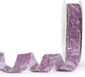 MAYREEL 1 Inch Dusty Purple Crushed Velvet Ribbon Lilac Vintage for Flower Bouquets Wedding Invitations Crafts Gift Wrapping Party Favor Boxes 10 Yards