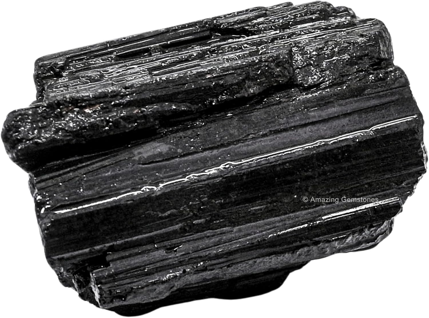 Amazing Gemstone Black Tourmaline Raw Crystals and Healing Stones, Natural Rocks for Tumbling and DIY Raw Stones and Crystals (1 lb)