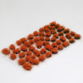 53-Piece 13mm Tall Diorama-Flowers-Grass Irregular Flower Clusters-Tangerine Orange Static-Grass for Model-Train-Scener Wargaming-Terrain ，Dioramas & DIY Crafts