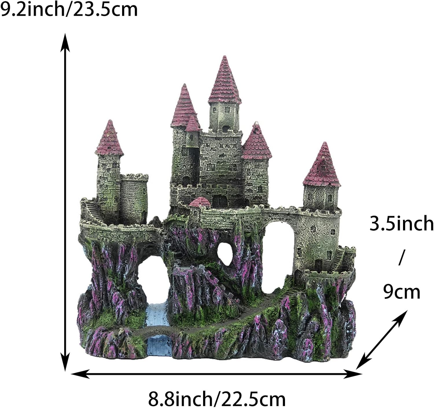 Aquarium Resin Ship Ornament,Shipwreck Fish Cylinder Decoration Rockery is Suitable for Fresh Water Seawater Aquarium Decoration