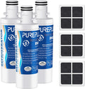 PUREPLUS ADQ747935 NSF 53&42 Certified Replacement for LT1000P LT1000 Kenmore Elite 9980 LT1000PC, MDJ64844601 ADQ74793501, LMXS28626S, LFXS26973S, LT120F Refrigerator Water and Air Filter, 3Pack