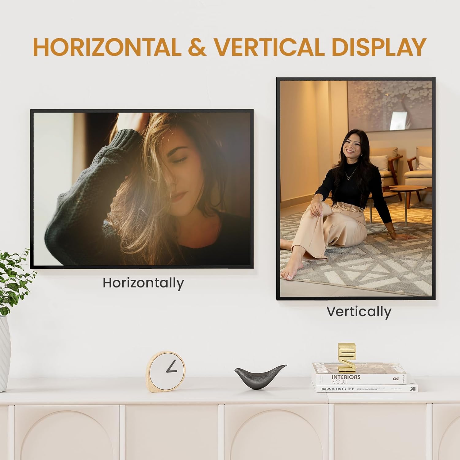 15x21 Aluminum Metal Picture Frame,Tempered Glass Black 15 x 21 Poster Frame for Puzzles Photos or Artwork for Wall Gallery Mount Horizontal or Vertical Decor Home,Office,Hotel