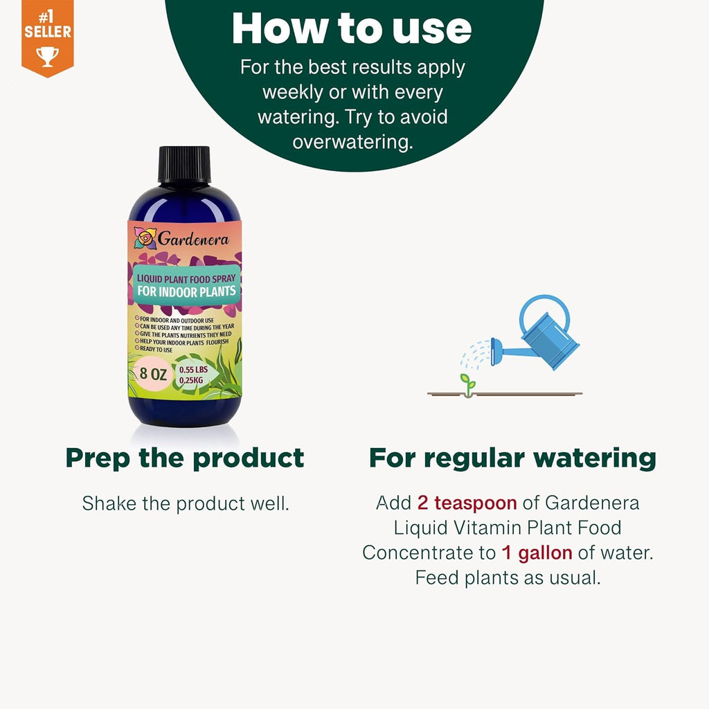 Gardenera Plant Growth Superfood for Mango Trees with 18 Essential Vitamins & Minerals - Organic Plant Food Fertilizer - Micro-Fungi and Bio-Organisms for Mango Plant Care & Growth Enhancement - 8oz