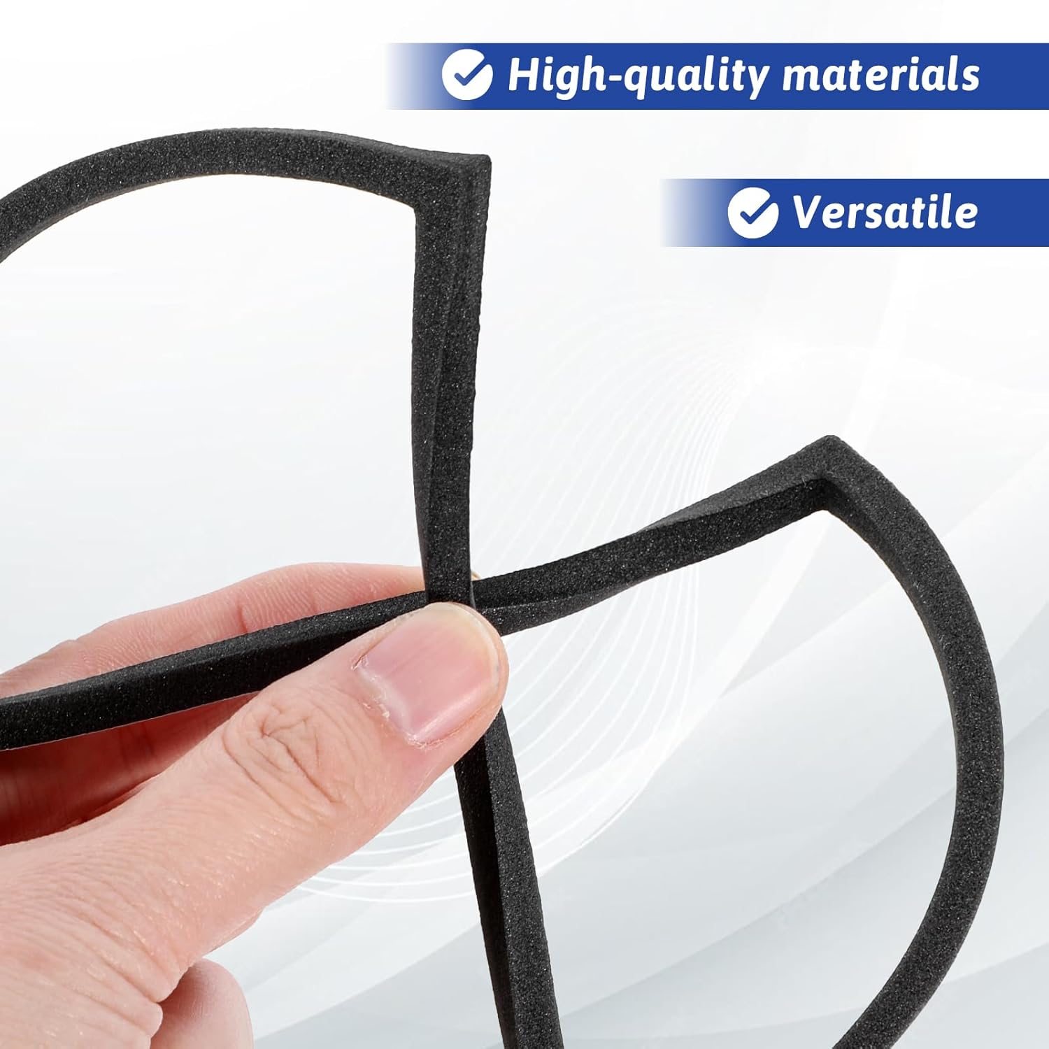 5Pcs Fish Black Foam Feeding Rings Set, Floating Aquarium Plant Corral, Square Feedings Rings for Fish Tank, Floating Plant Ring, Betta Fish Tank Aquarium Accessories