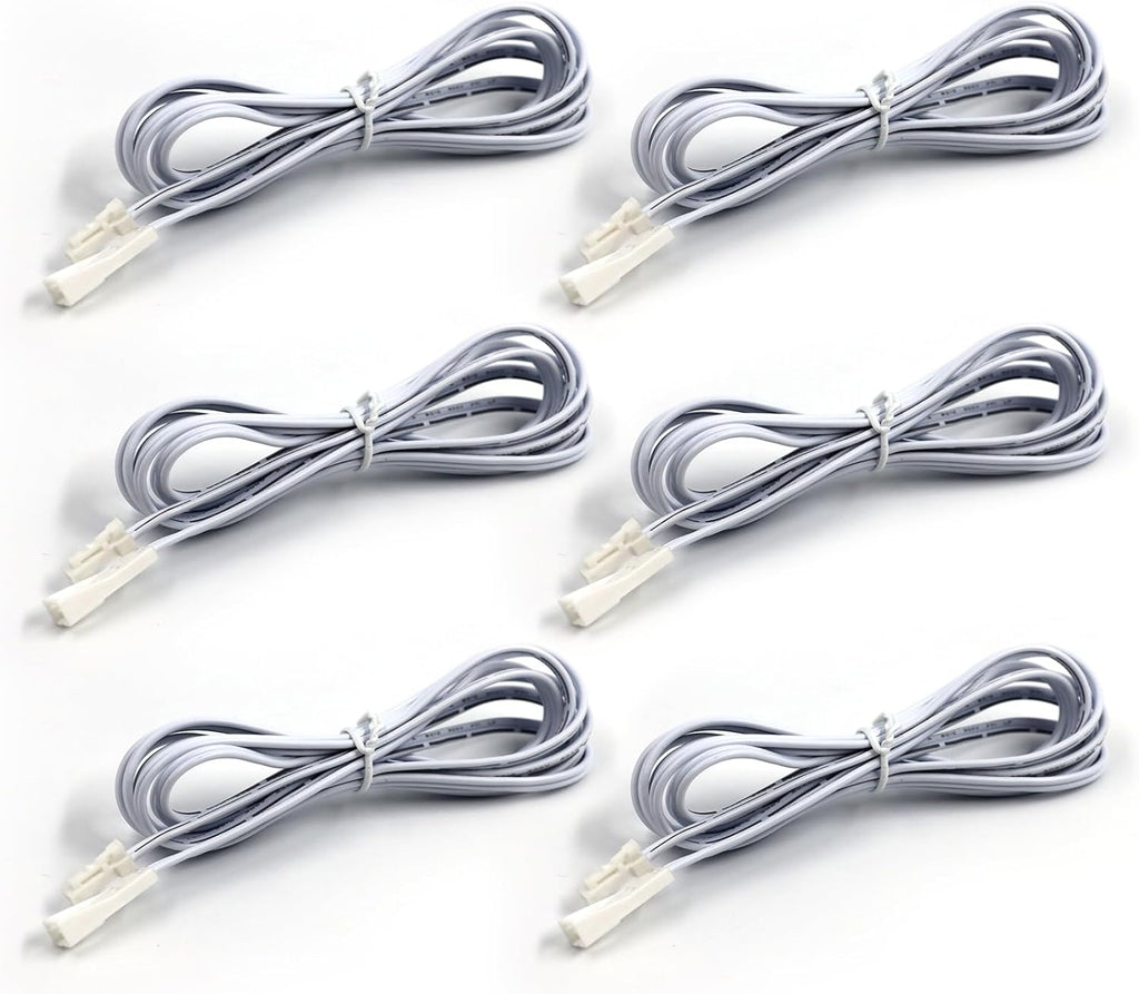 VST 6.56ft Flexible Extendable Cables with JST Connector Male and Female for VST 12V Puck Lights, Led Strip Light, Driver