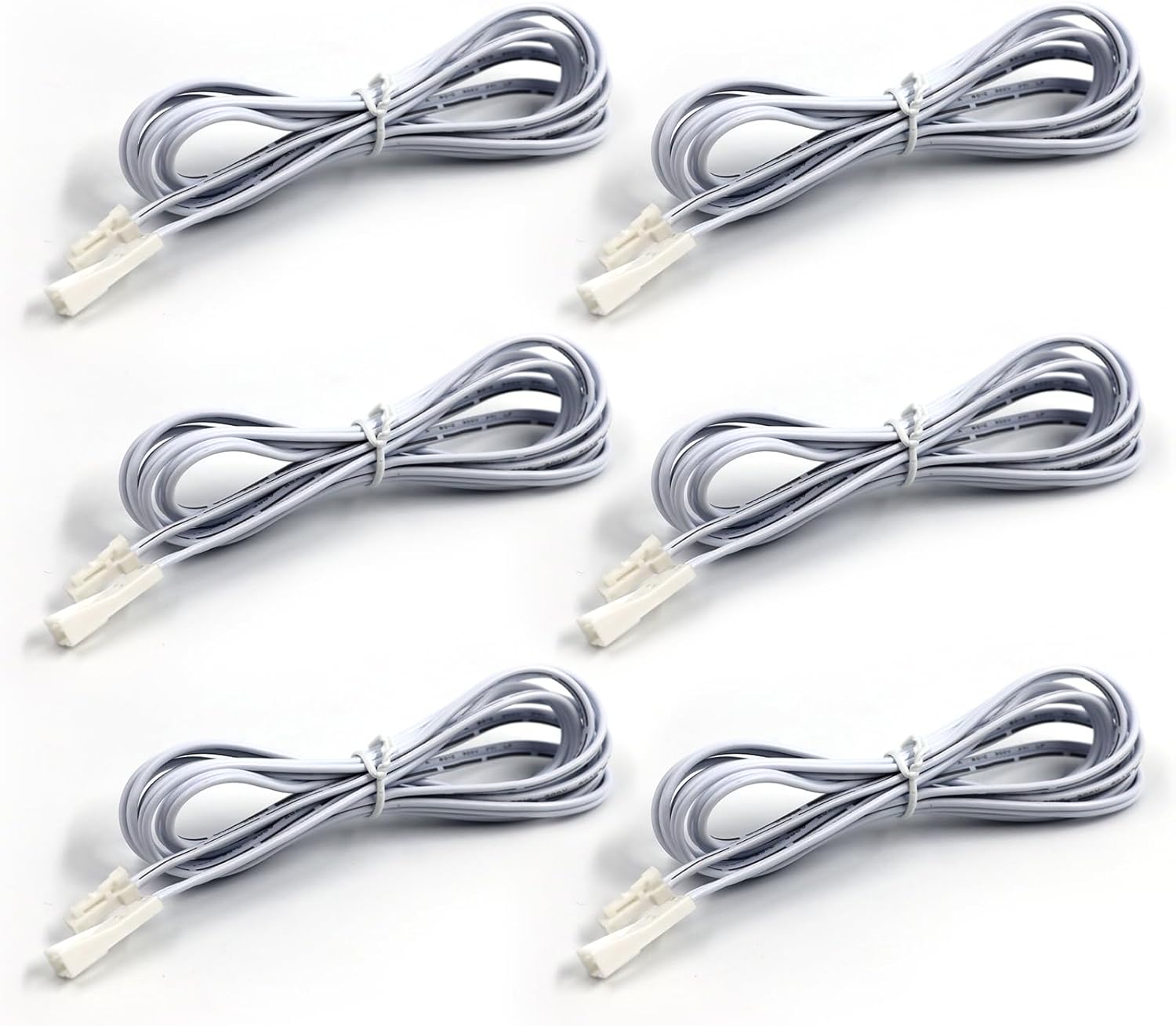 VST 6.56ft Flexible Extendable Cables with JST Connector Male and Female for VST 12V Puck Lights, Led Strip Light, Driver