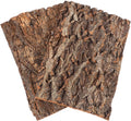 Zerodeko 2PCS Terrarium Cork Bark Background Board, Reptile Tank Tree Backdrop Wall Decor Habitat Climbing Mat Decoration for, Lizard, Turtle, Gecko, Bearded Dragon, Frog