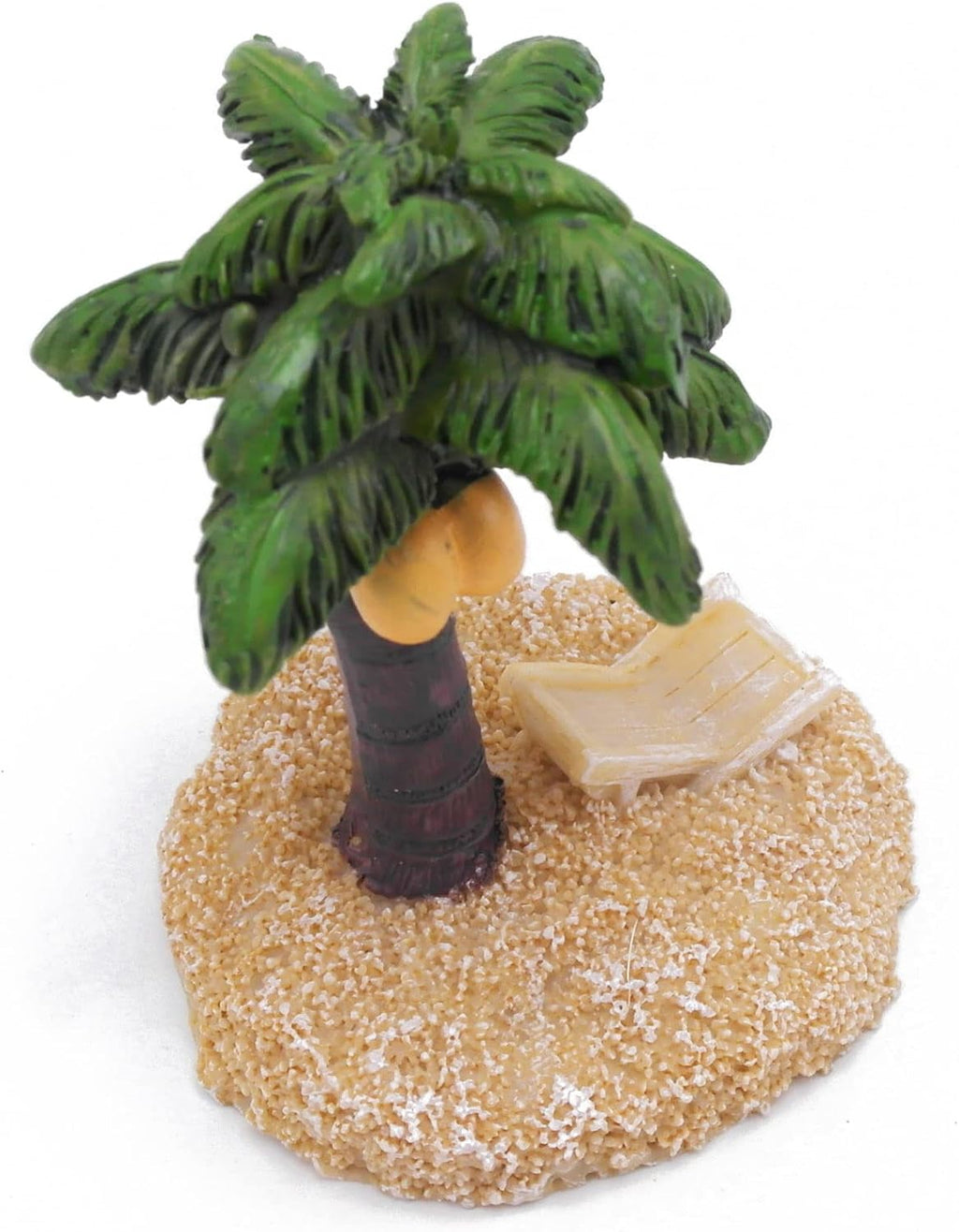 Pyramid Pharaoh Aquarium Fish Tank Decorations Statues Figurine Sculpture Ancient Egypt Reptile Turtle Lizard Spider Tanks Terrarium Egyptian Décor Ornament Pet (Coconut Trees)