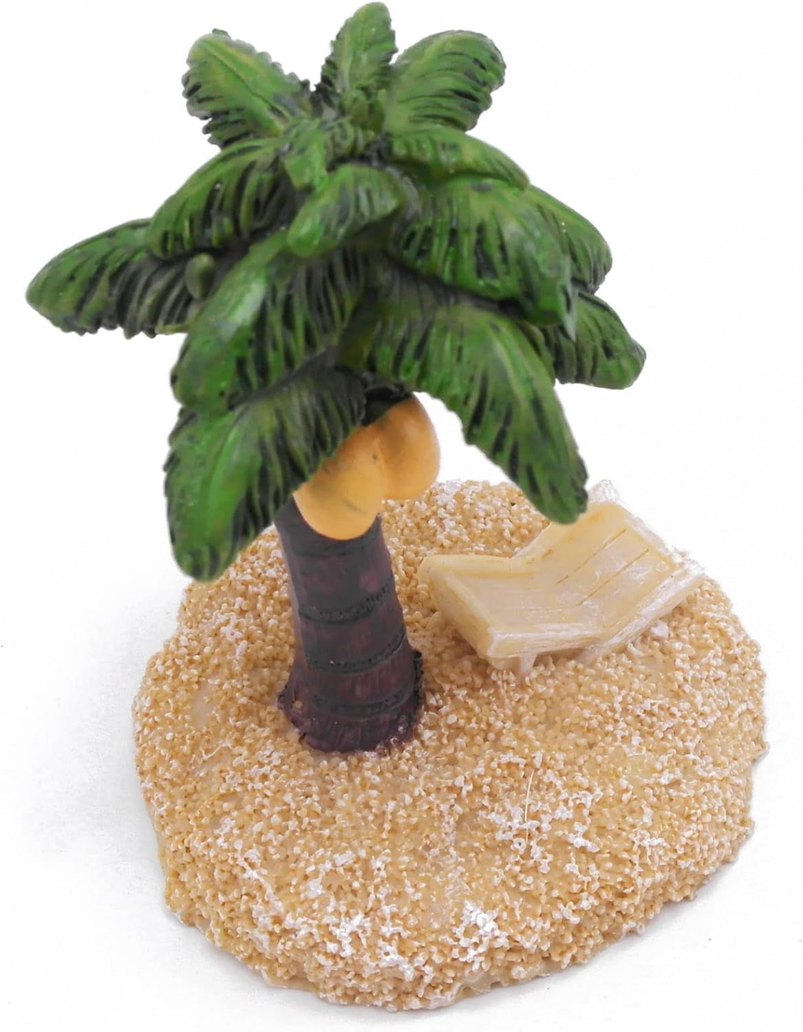 Pyramid Pharaoh Aquarium Fish Tank Decorations Statues Figurine Sculpture Ancient Egypt Reptile Turtle Lizard Spider Tanks Terrarium Egyptian Décor Ornament Pet (Coconut Trees)