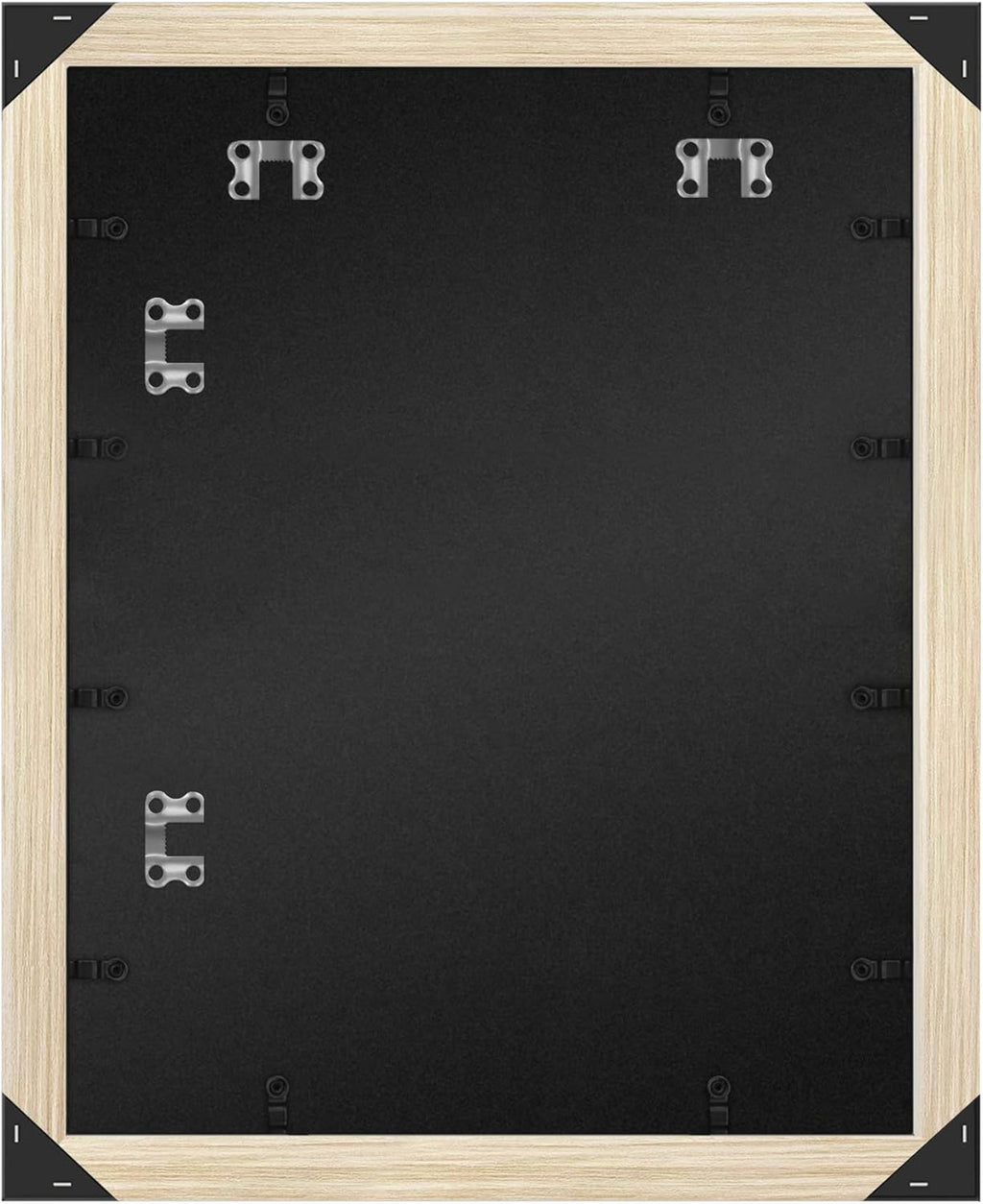 Americanflat 16x20 Picture Frame with Polished Plexiglass - Wide Picture Frames Made of Engineered Wood for Vertical or Horizontal Wall Display - Epic Collection - Natural Oak