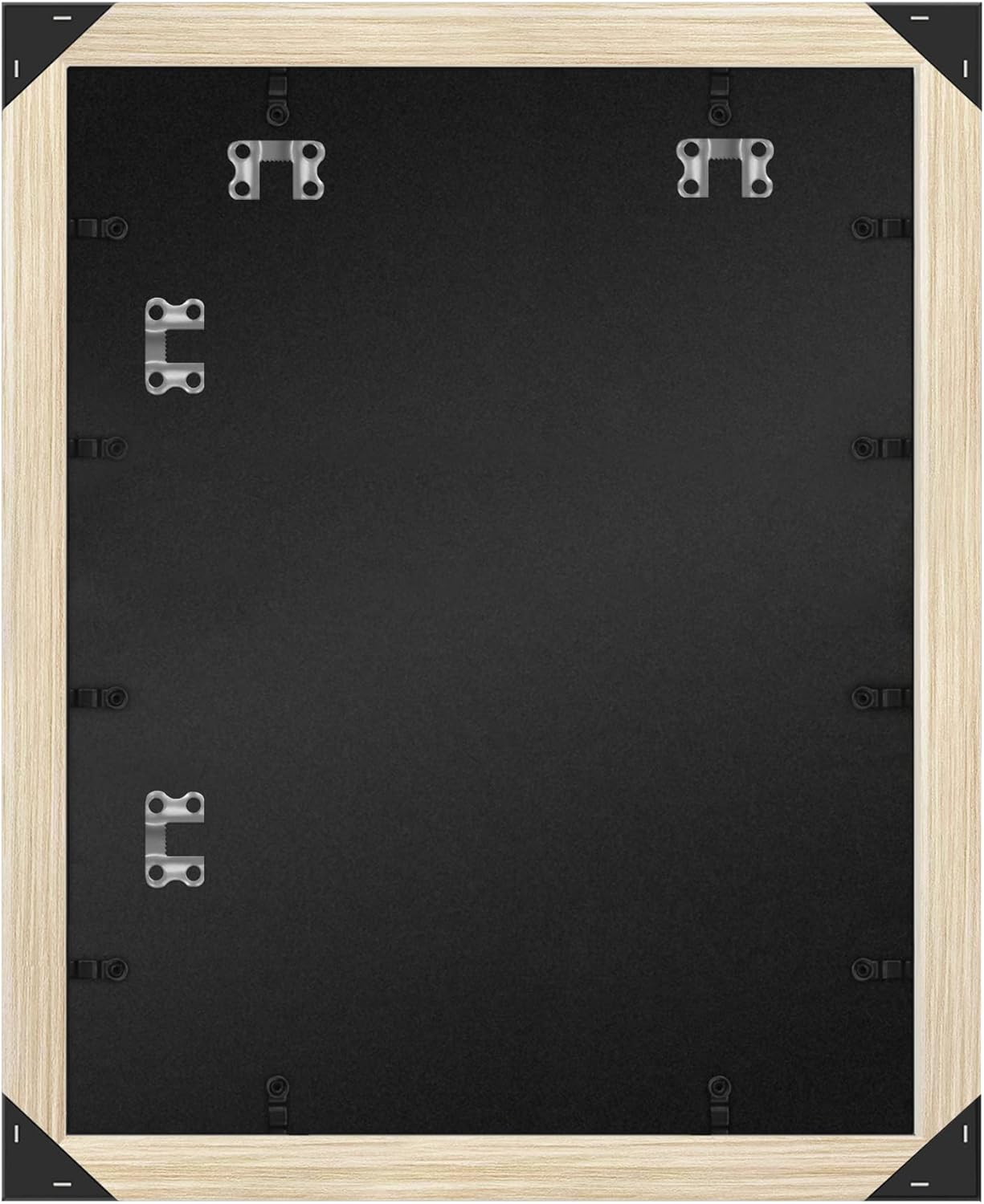 Americanflat 16x20 Picture Frame with Polished Plexiglass - Wide Picture Frames Made of Engineered Wood for Vertical or Horizontal Wall Display - Epic Collection - Natural Oak