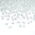 Skyflame High Luster 10-Pound Regular Fire Glass for Fire Pit Fireplace Garden Landscaping Platinum 1/2" Size